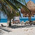 White Sandy Beach in Isla Mujeres