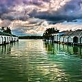 Storm Clouds Over  Port Royal Boathouses in Naples